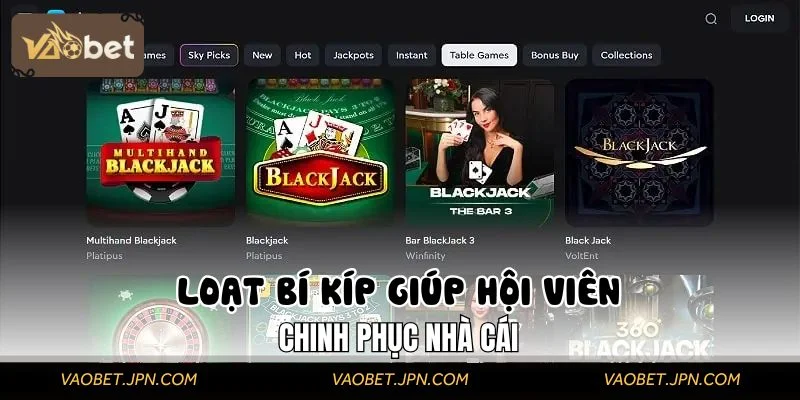 Loạt bí kíp giúp hội viên chinh phục nhà cái