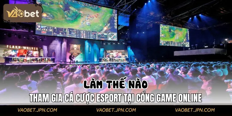 Hướng dẫn chi tiết từ A → Z cách đặt cược Esport