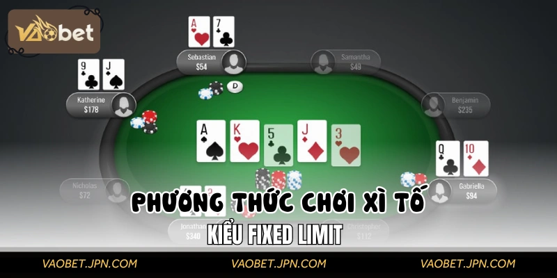 Cách chơi Poker với hình thức Fixed Limit