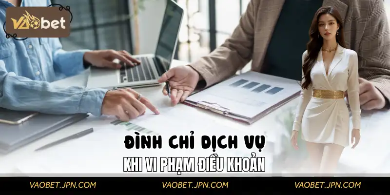Khi vi phạm điều khoản, hệ thống có thể tạm khóa tài khoản