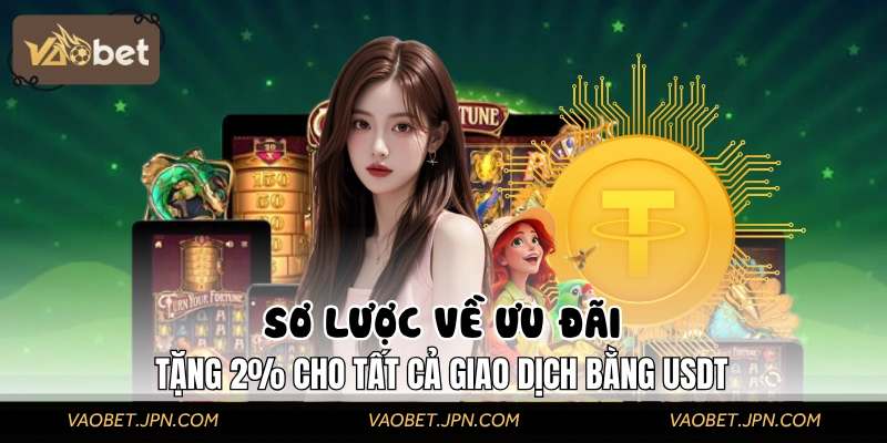 Giới thiệu  về ưu đãi tặng 2% cho giao dịch USDT