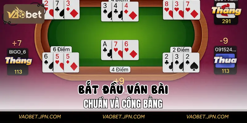 Từng bước chia bài, đặt cược đúng quy trình