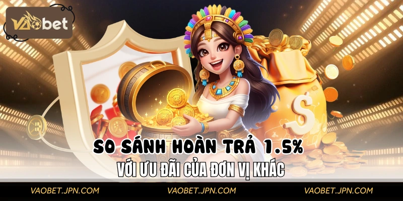 Sự khác biệt của ưu đãi hoàn trả với những đơn vị khác